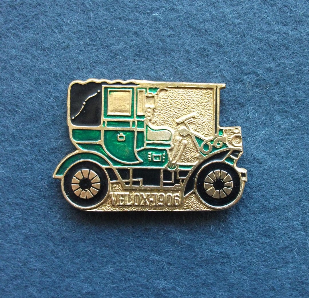ヴィンテージ ソビエト バッジ カー ベロックス 1906 ピン アイコン
