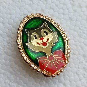 Leopold the Cat Cartoon Vintage Bagde Pin Icon USSR