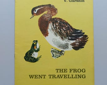 Frog Went Travelling 1980s Childrens Book Fairy Tale USSR
