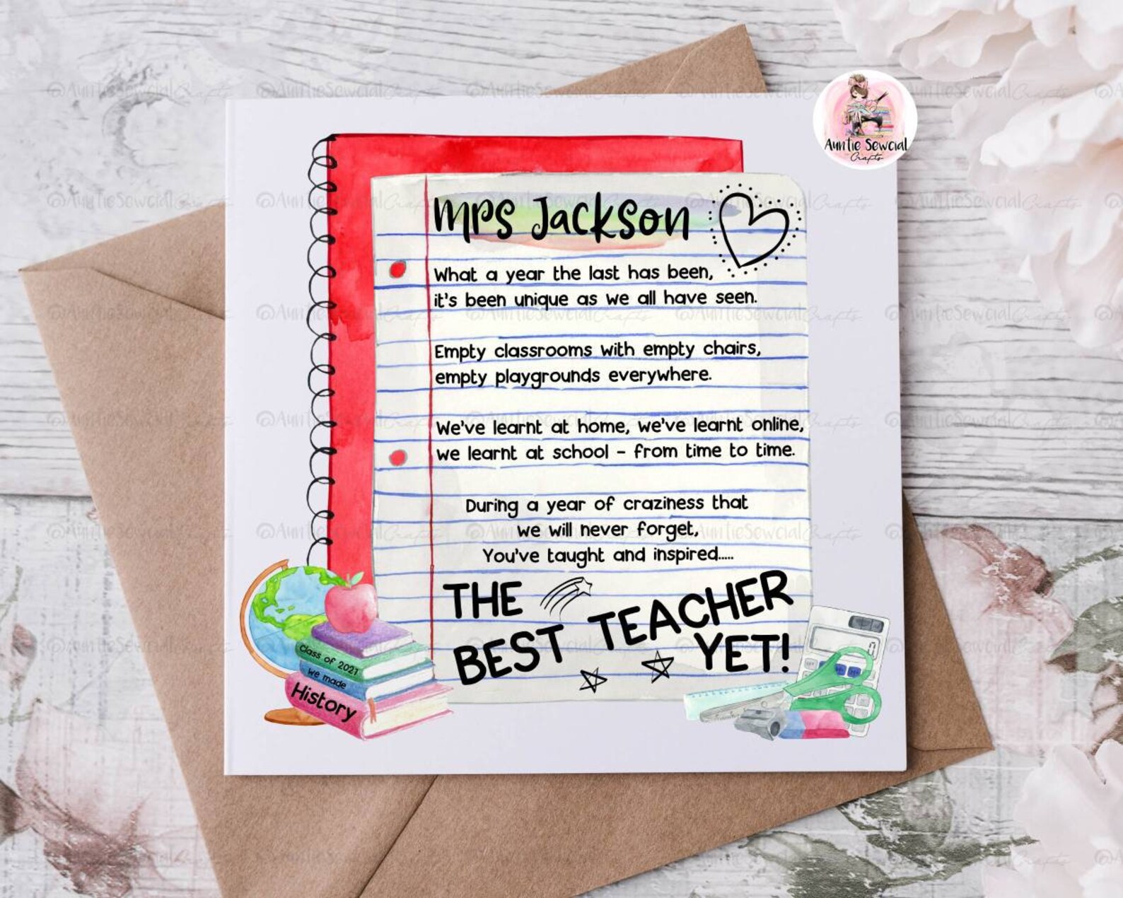 Personalised Best Teacher Yet Leaving Card / Leaving School Etsy
