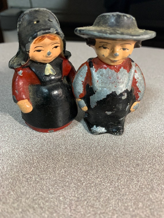 Cast Iron Amish Salt and Pepper Shakers LouisvilleJefferson County Mall