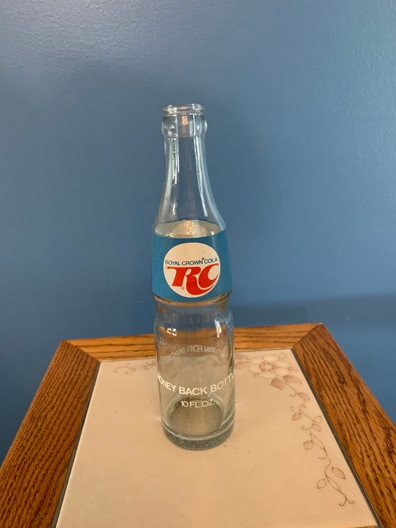 Vintage Royal Crown Cola RC Cola Clear Glass Bottle | Etsy