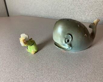 Jonah and the Whale salt and pepper shakers