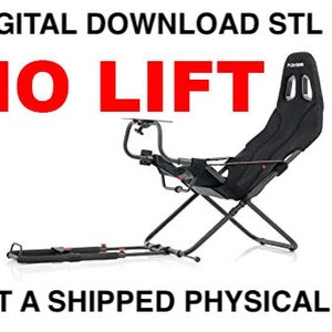 Digital Download STL file for Playseat Challenge No LIFT Logitech Thrustmaster T-LCM Pedals Mount