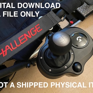 Digital Download (NOT PHYSICAL) STL File for Playseat Challenge Mount for Logitech Driving Force Shifter G923 G920 G29 G27