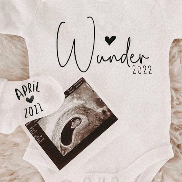 Body Wunder mit Jahr Geschenk Schwangerschaft Baby