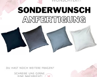 Kissen Sonderwunsch Eigene Idee Wunschtext Spruch DIY