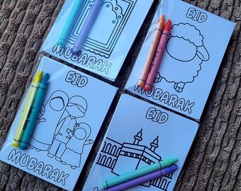 Eid childrens colouring set