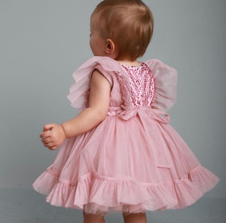 Robe de princesse de bébé robe rose de tutu robe de tutu de Etsy