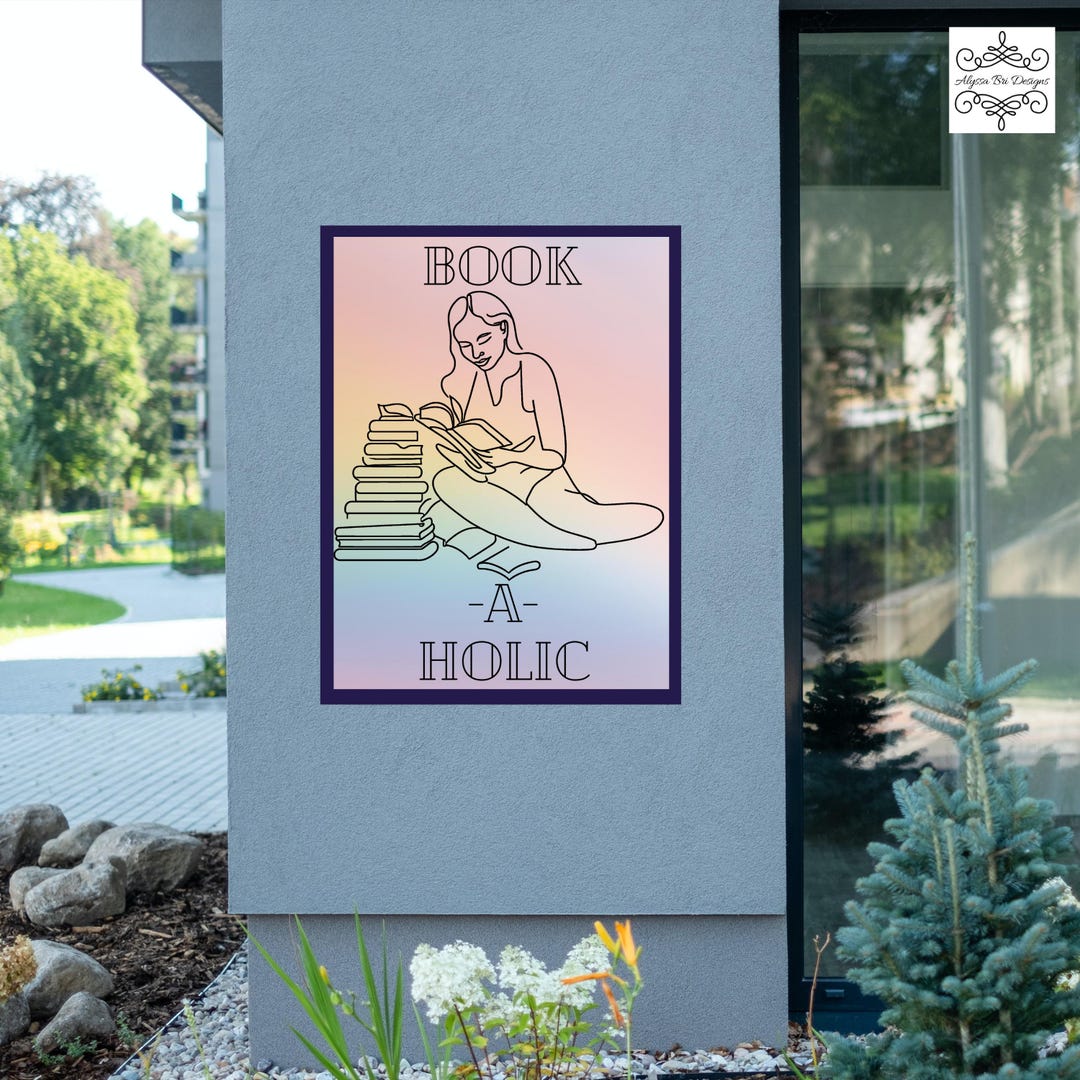 Book Art Prints Bookshelf Decor Bookcase Decor Colorful Wall Art ...