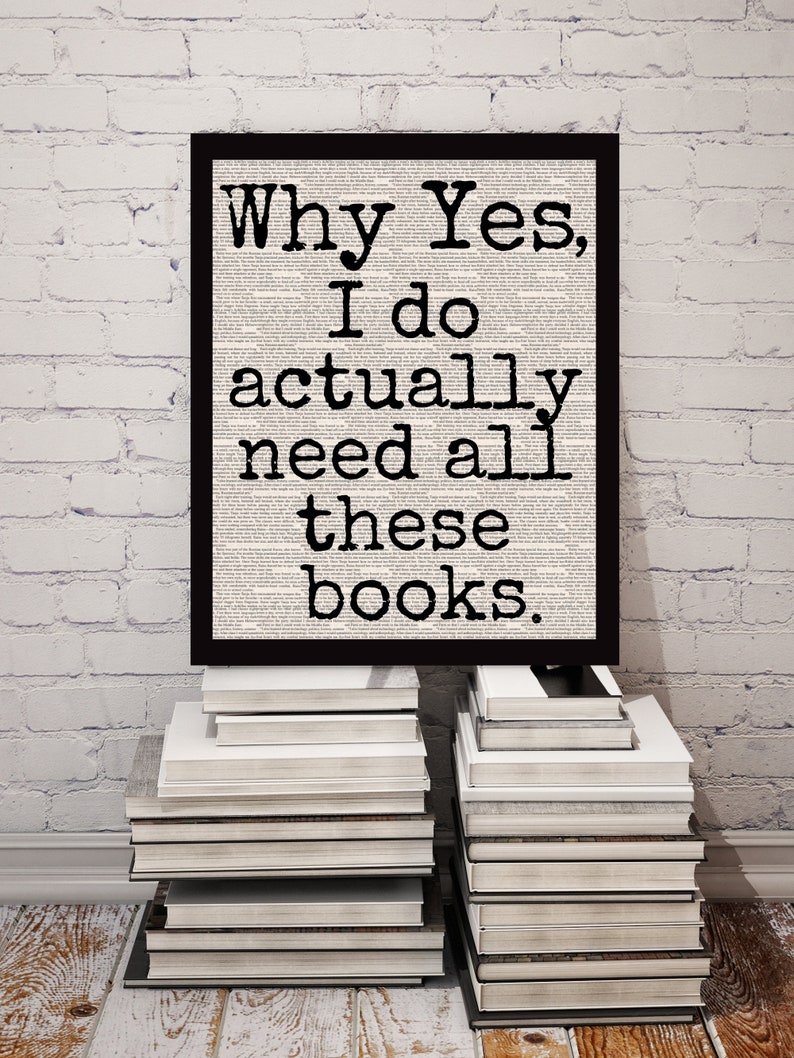 Printable Reading Quotes, Library Décor, Literary Posters, Bookish