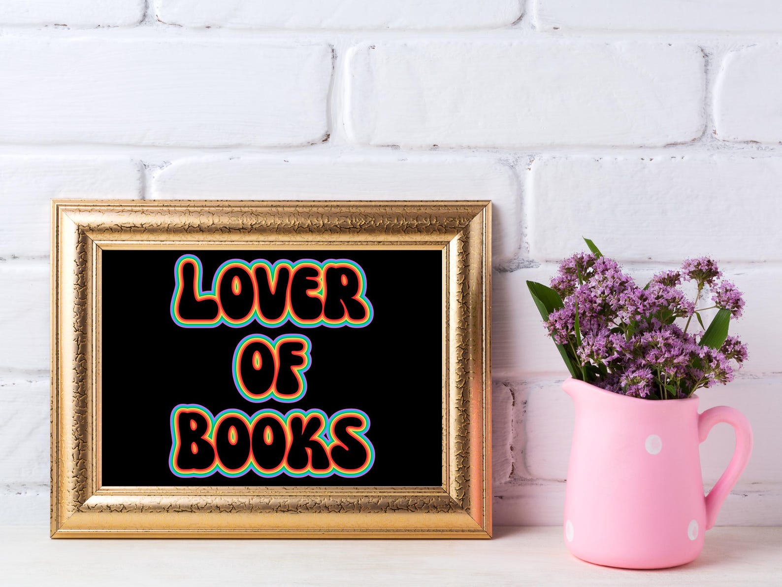 Retro Bookish Art for Bookshelf Gallery Wall Decor Literary Wall ...