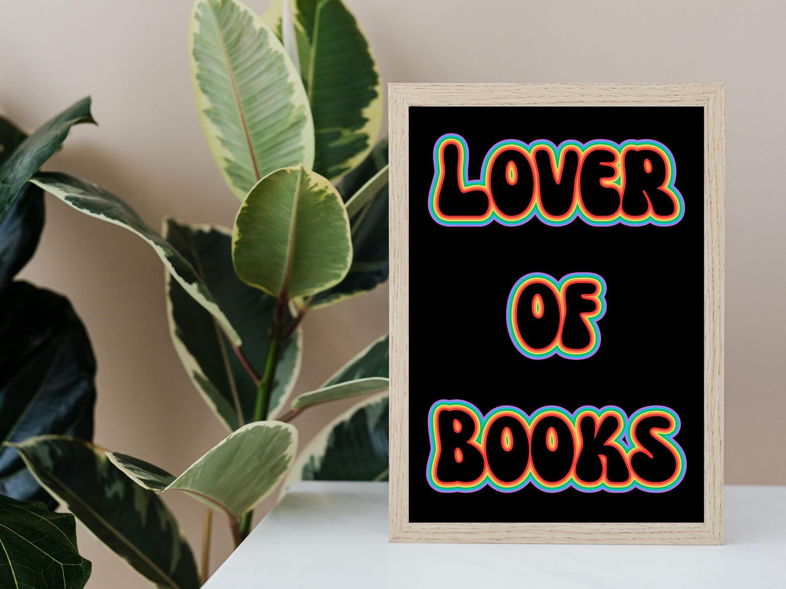 Retro Bookish Art for Bookshelf Gallery Wall Decor Literary Wall ...