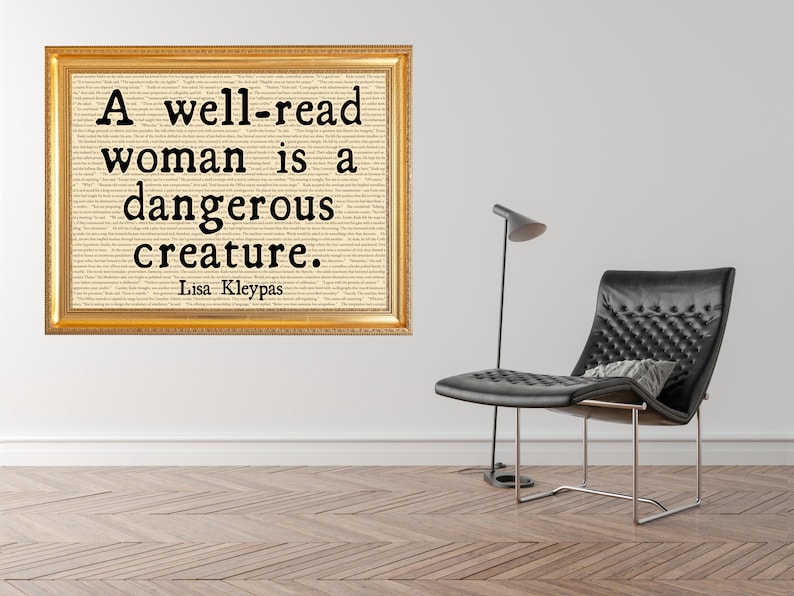 Book Nook Decor Gallery Wall Decor Bookish Wall Art Book Themed Gifts ...