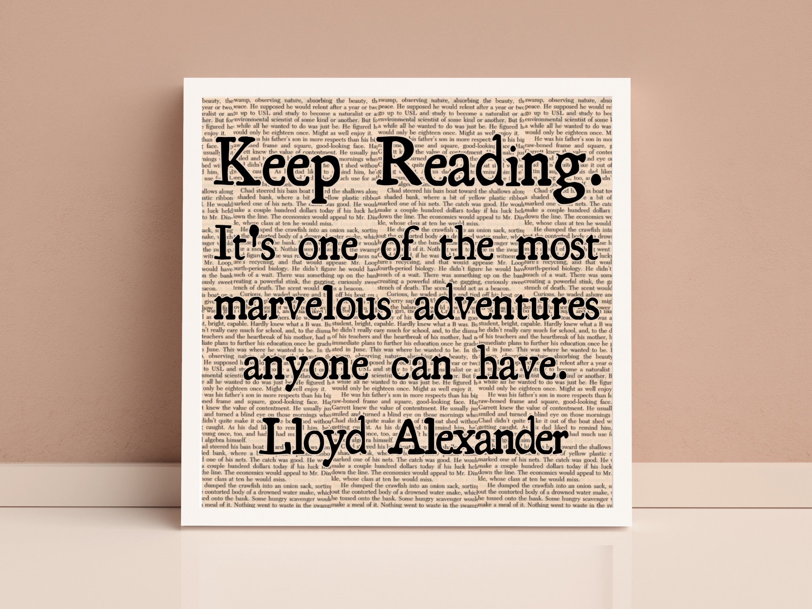 Book Quote Wall Art Aesthetic Room Decor Gallery Wall Library Sign ...