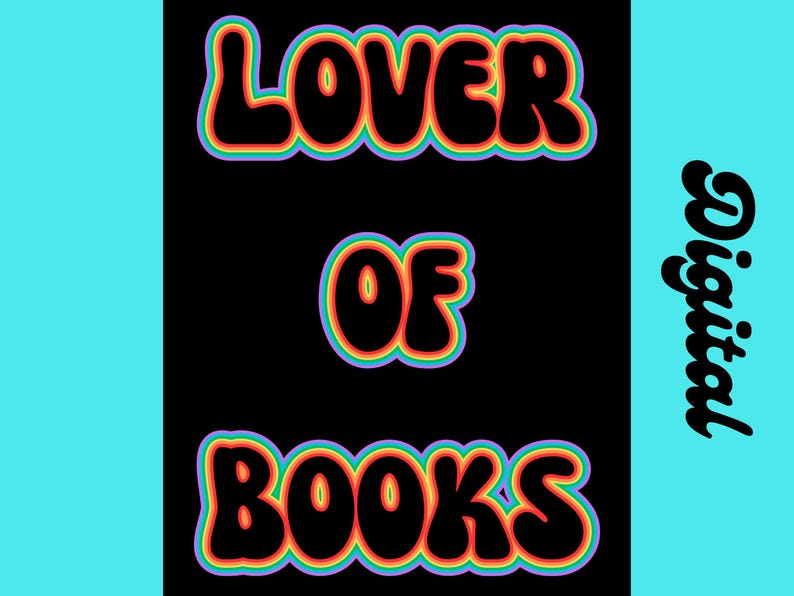 Retro Bookish Art for Bookshelf Gallery Wall Decor Literary Wall ...