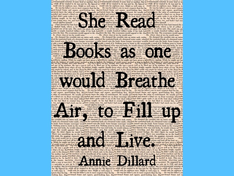 Printable Reading Quotes, Library Décor, Literary Posters, Bookish Décor, Book Quote Poster ...