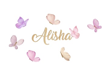 Personalised Wooden Wall Names | Custom Kids Wall Sign | Name Sign | Name Letters | Large Wooden Letters