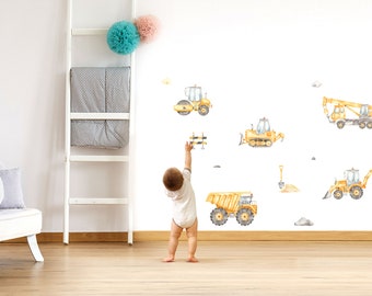 Construction & Trucks Decal Set
