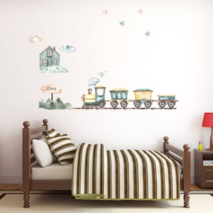 Kids Train Wall  Decals | Peel and Stick Wall Sticker