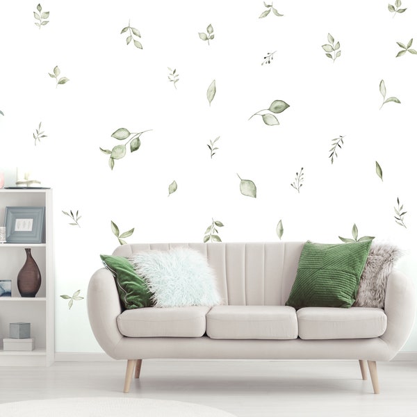 Leaves and Branches Fabric Wall Decals