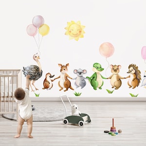 Australian Animals Nursery Decals