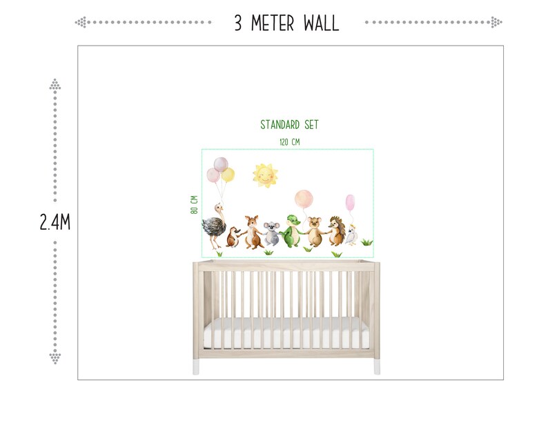 Australian Animals Nursery Decals Etsy Australia