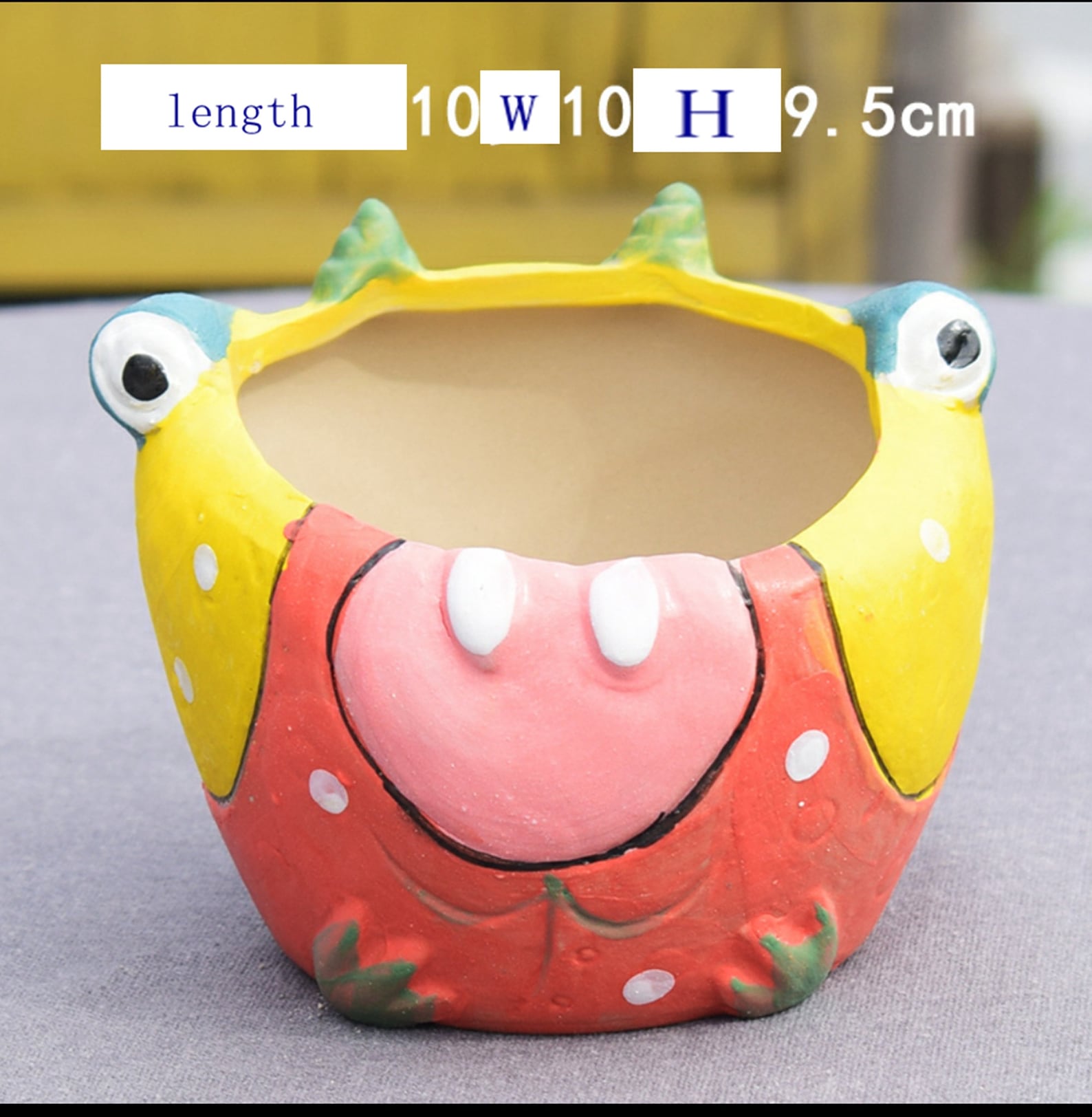 Monster pot Ceramic Planter succulent Pot Indoor garden flower Etsy