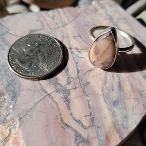 Silver Mini Kona Dolomite Stone Ring