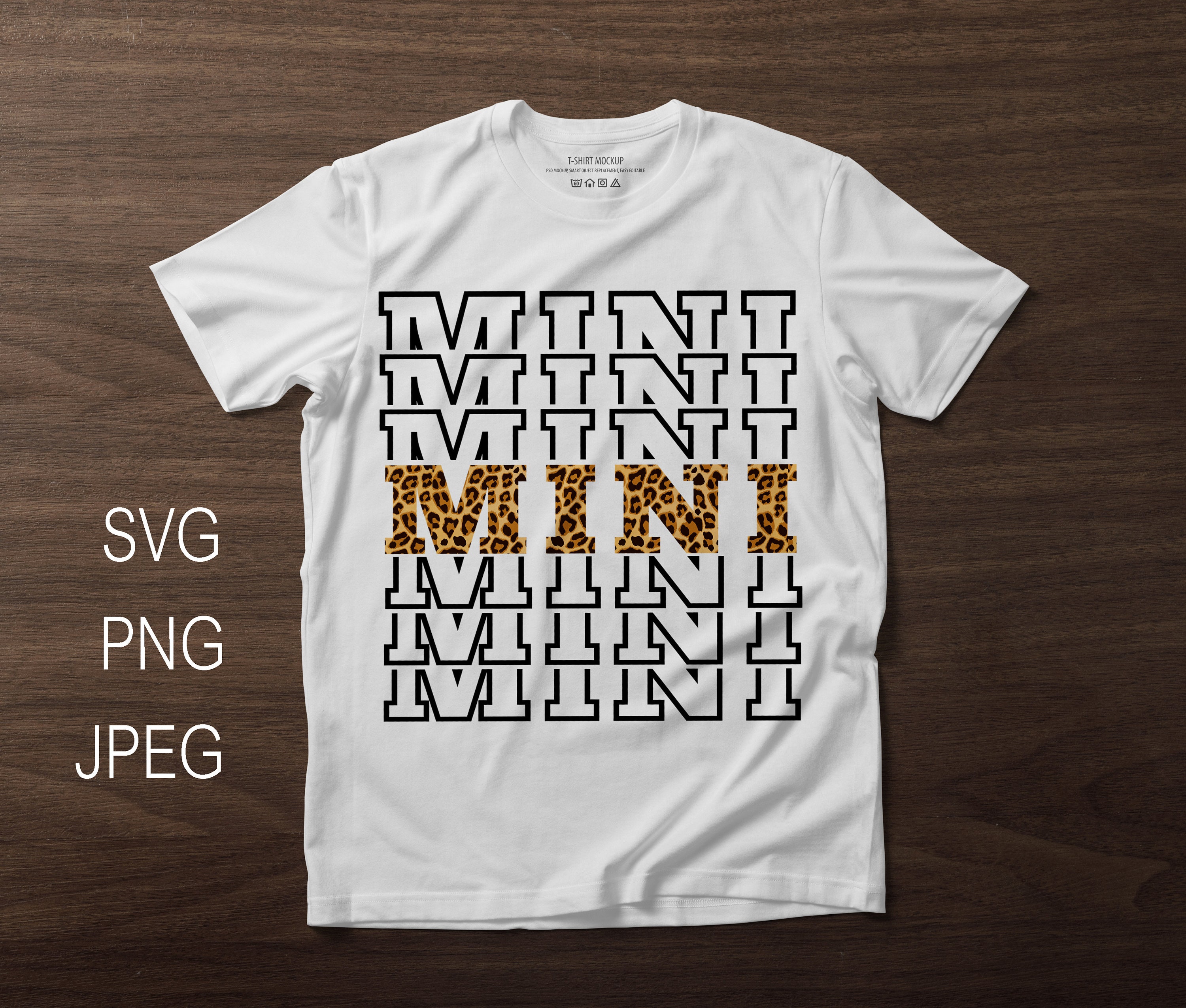 Download MAMA and MINI leopard svg cut files png sublimation ...