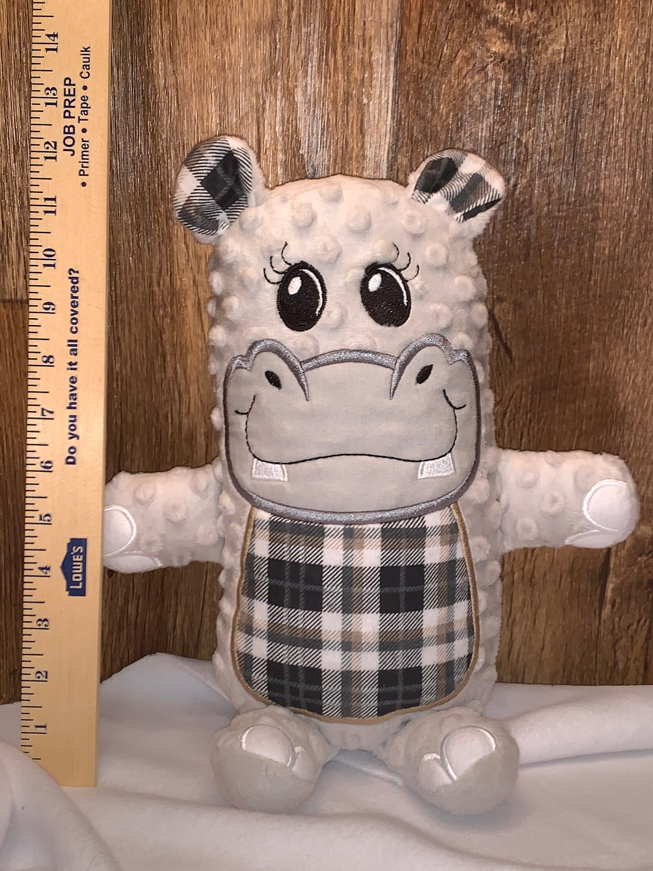 Stuffed Animal Hippo Etsy