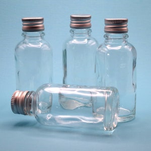 Wedding Favour Bottles - Mini Glass Bottle 30ml Glass Bottle with screw | Wedding favors | Wedding favours | Shot Bottles | Take a shot