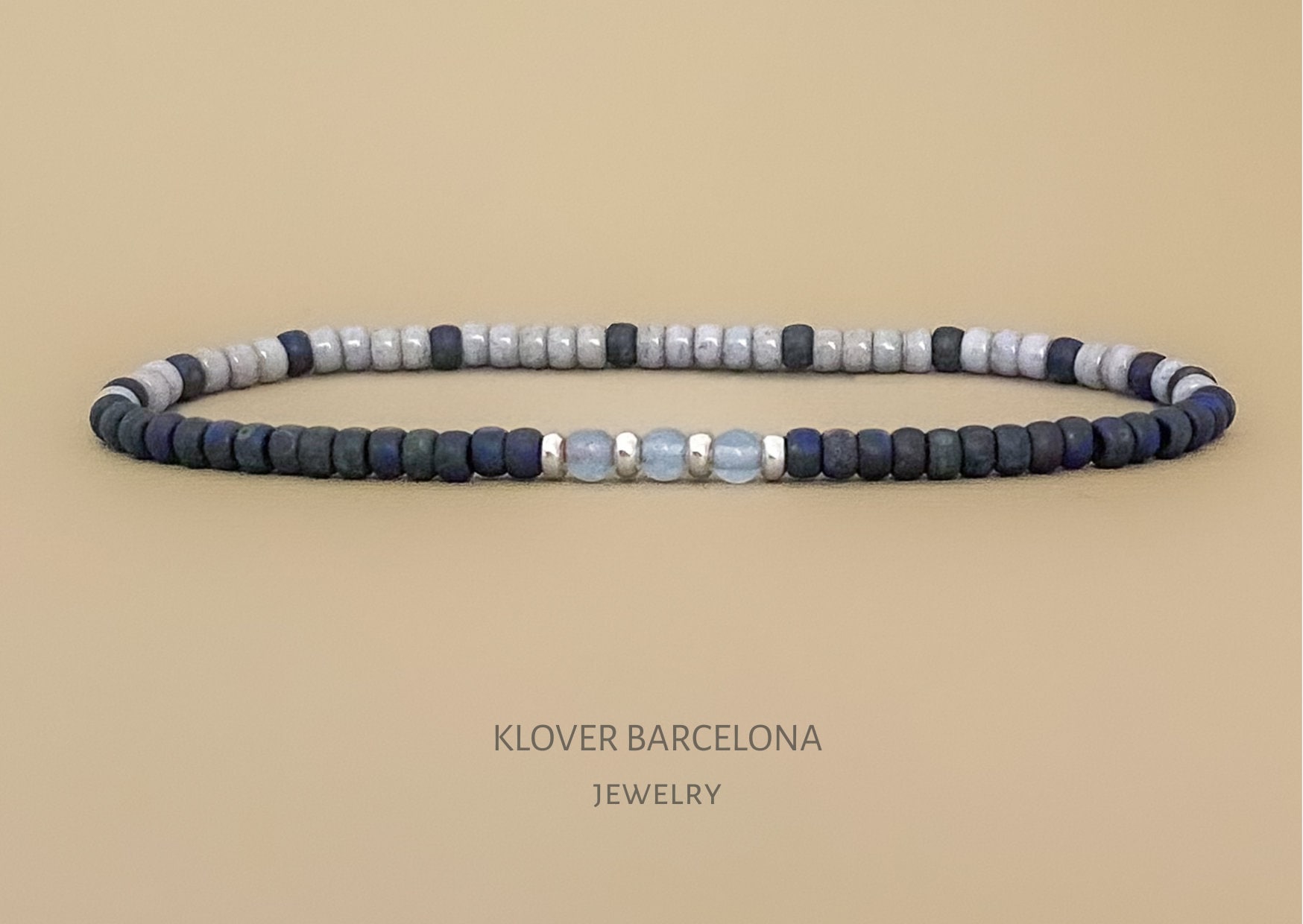Natural Topaz Bracelet, Blue Sky Topaz Mens Bracelet, Birthday Gift, Mens Birthstone, Gemstone bracelet, Minimalist Bracelet,Beaded Bracelet