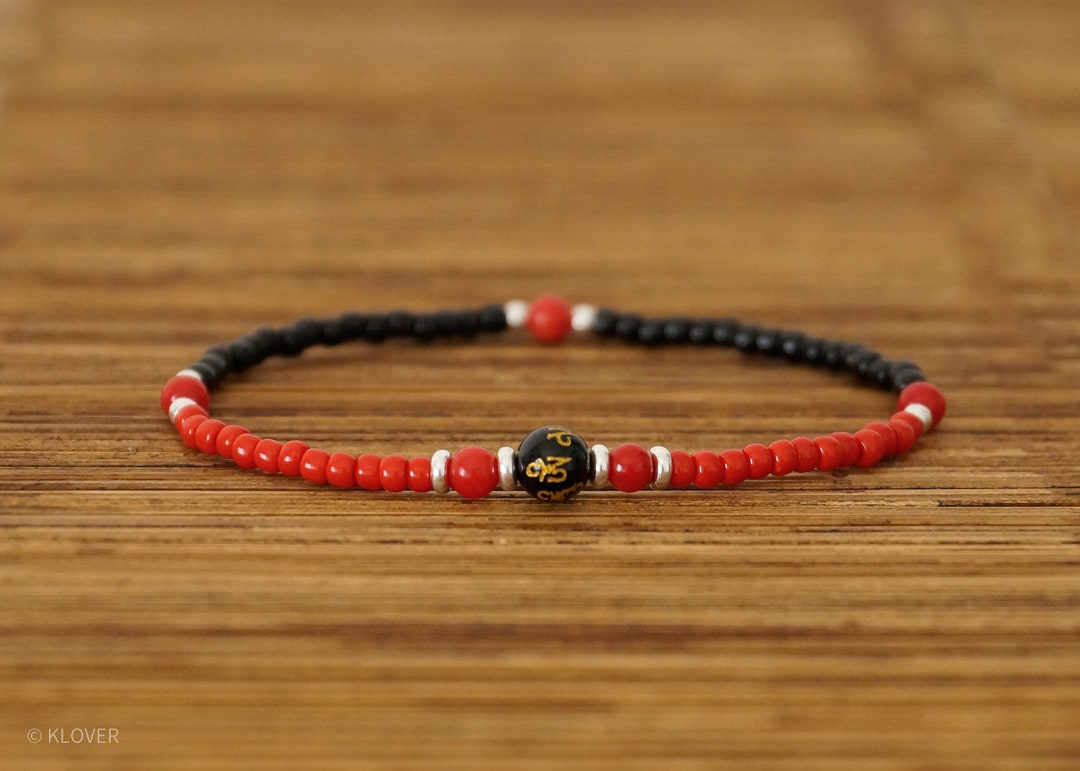 Black Coral Bracelet Bracelet Women Coral Buddhist Stone Etsy