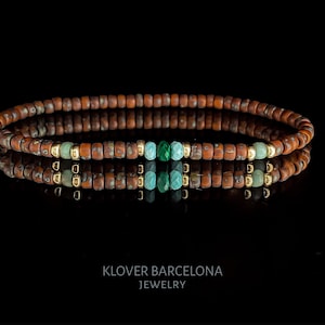 Malachite Bracelet, Natural Turquoise Bracelet, Bracelet Women,Mens Beaded Bracelet, Mens Gift,Mother Gift, Dainty Bracelet,Christmas Gift