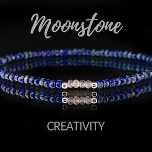 Moonstone Bracelet, Labradorite Bracelet,Christmas Gift, Bracelet Women, Tiny Bead Bracelet Women, Mother Day Gift, Gift First Mom