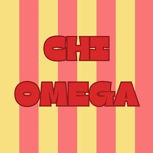 CHI OMEGA POSTERS