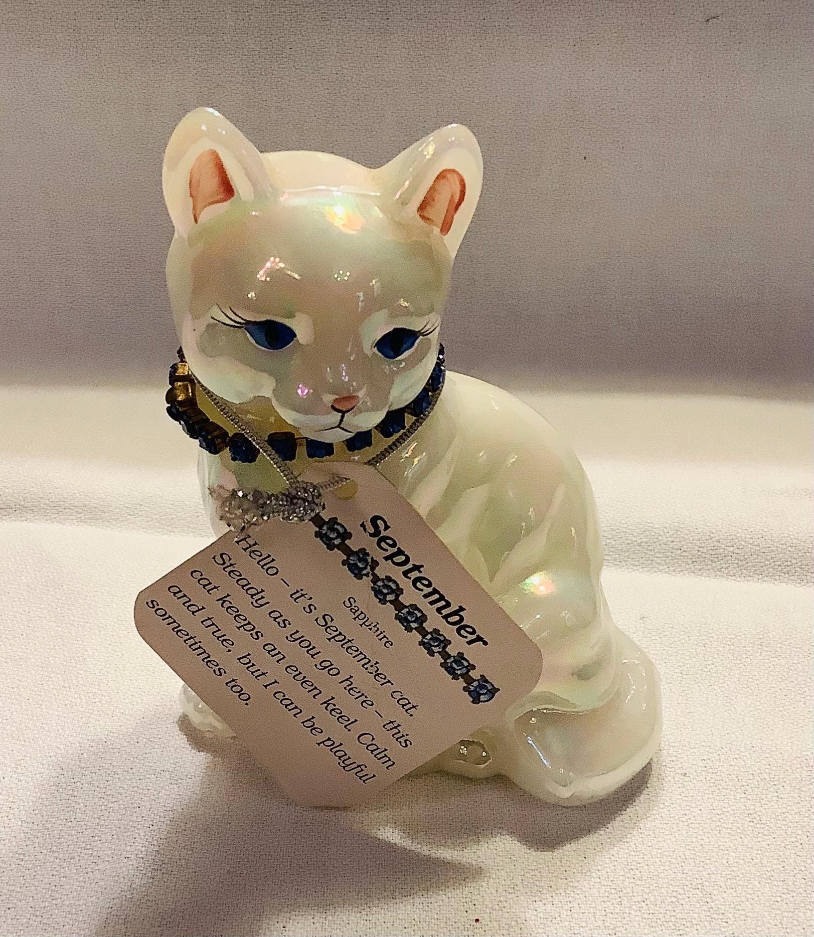 Fenton Birthday Cat - Etsy