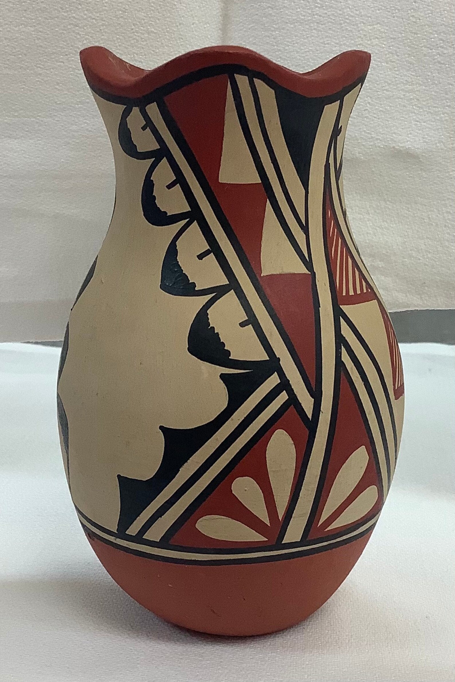 Jemez Pueblo pottery vase M. Toya Etsy