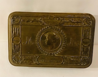 1914 cigarette tin British Commemorative Princess Mary Christmas Tin 1914