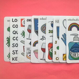Coleção de adesivos para scrapbook de confinamento - Oferta especial - Folhas de adesivos - Pacote de adesivos de confinamento - Planejador - Diário