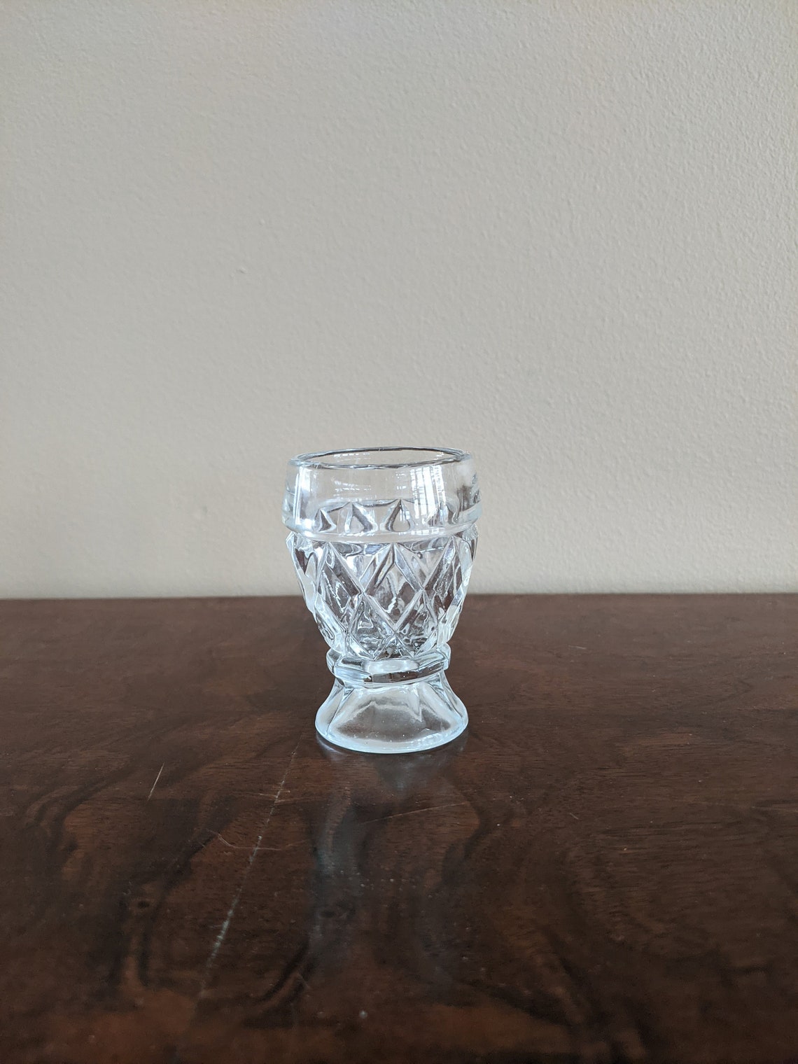 Vintage Cut Glass Egg Holder Easter Egg Display Etsy