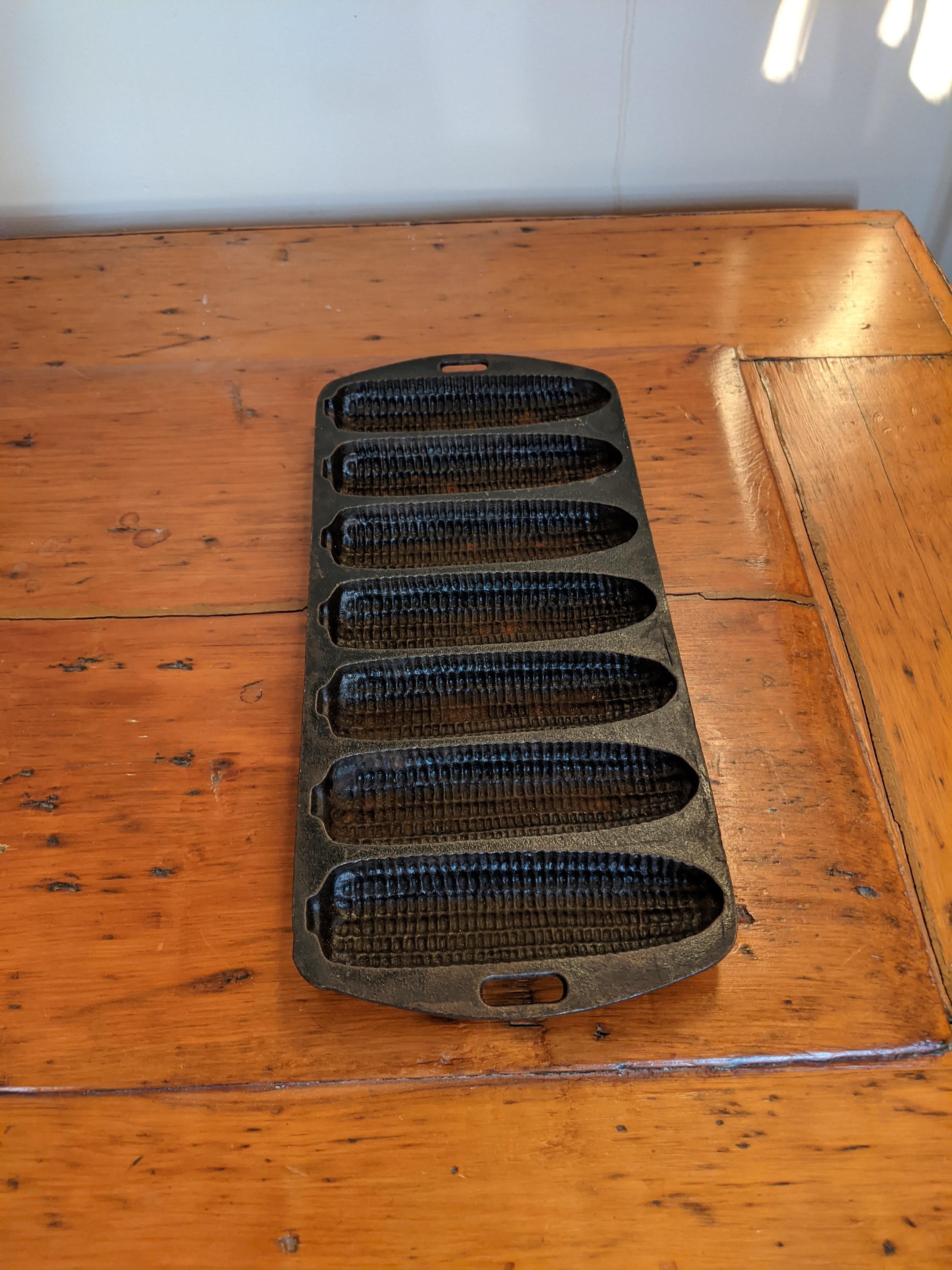 Cast Iron Corn Mold Cornbread Mold Antique Cast Iron Etsy UK