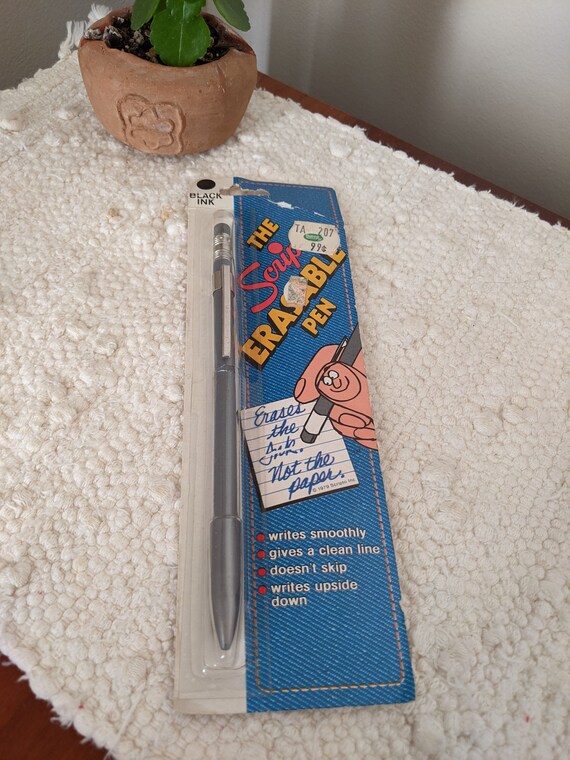 Erasable Pen Vintage Erasable Pen in Original Packing Etsy