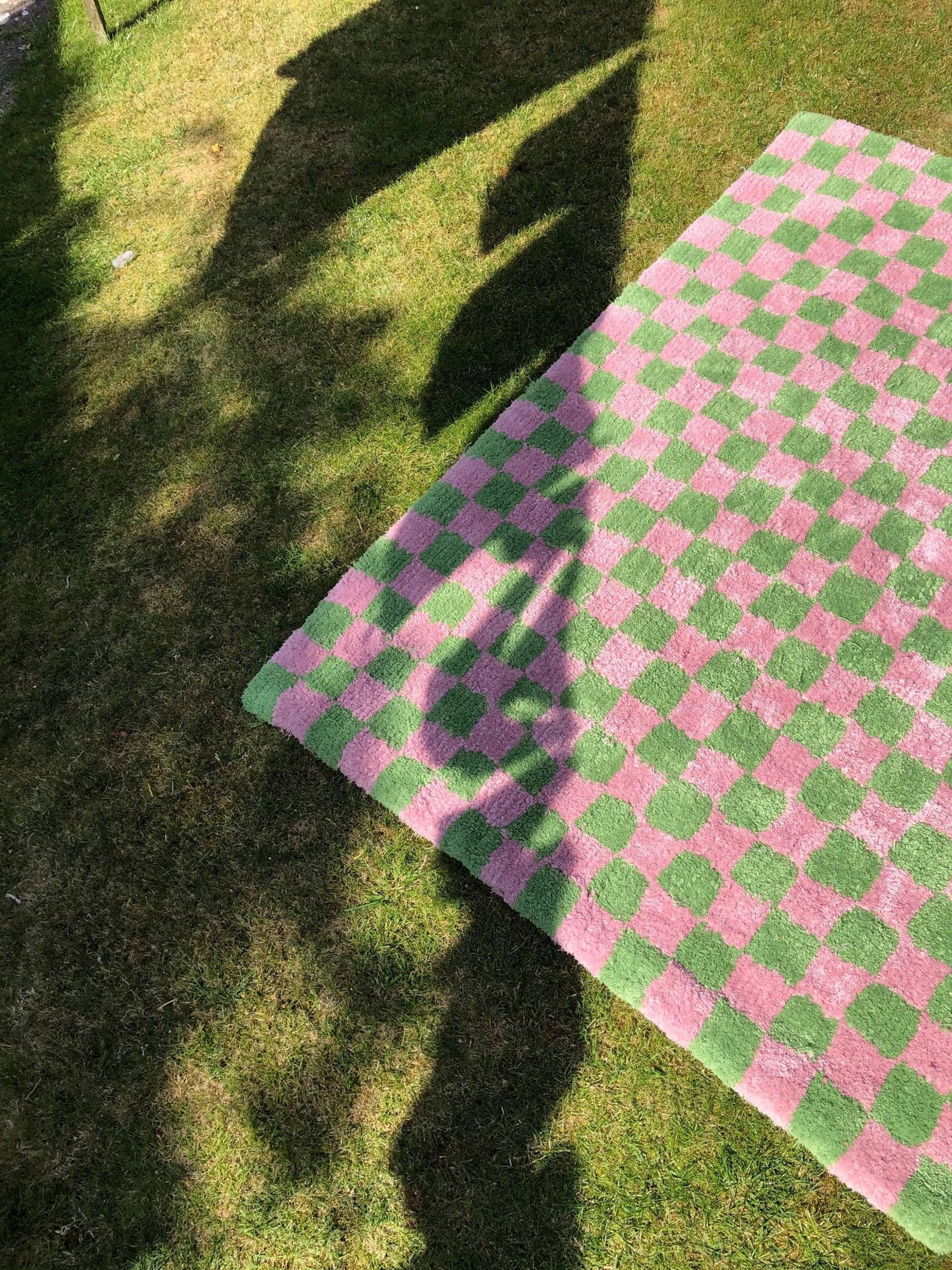 Checkerboard rug Etsy