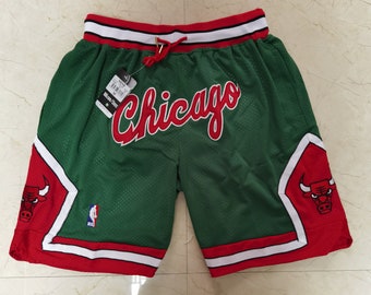 bulls red shorts