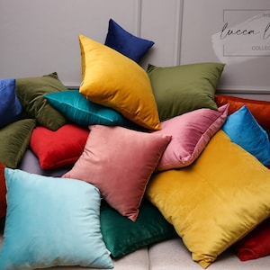 Velvet throw pillow cover - Velvet pillow cover - velvet throw pillow -throw pillow cover -pillow cover -velvet pillow -velvet cushion cover