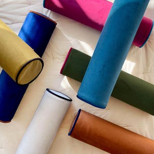 Extra Long Bolster Pillow Cover with Customized Piping *Long velvet bolster * Bolster pillow cover for Bed Sofa *Available in Multiple Sizes