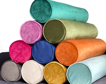 Velvet Bolster Pillow Cover *Bolster Pillow Cover *Decorative Bolster Pillow *Luxury Bolster Velvet Cover *Sofa Bolster Cover *26 Colors