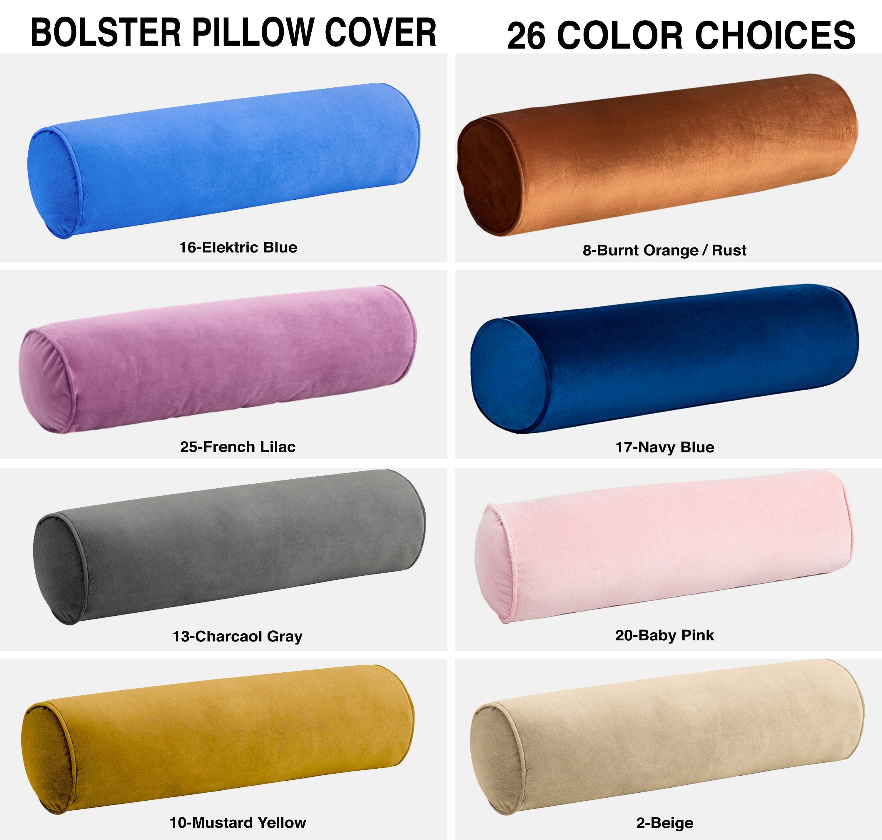 Bolster Cover Traditional Art Yoga Under Knee Pillow Cover Case 30
